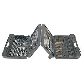 Click here to buy Titan 16204 204-Piece Master Drill and Bit Set in Quad-Fold Case by Titan.