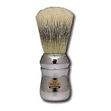 Shaving Brush Omega #4 Silver Handle