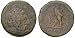 Ptolemaic Kingdom of Egypt, Ptolemy II Philadelphos, 285 - 246 B.C.; Bronze Hemiobol
