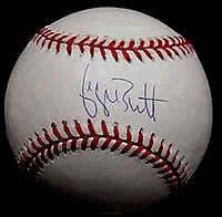 George Brett Hand Signed Baseball