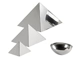 Pyramid Mold Perfectly Shaped Stainless Steel 1-1/2 (Bottom) X 1 HighNOT IN STOCK