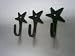 Kitchen & Housewares : Wrought Iron Hook-Star Shaped-Lot of 3-Hand Made