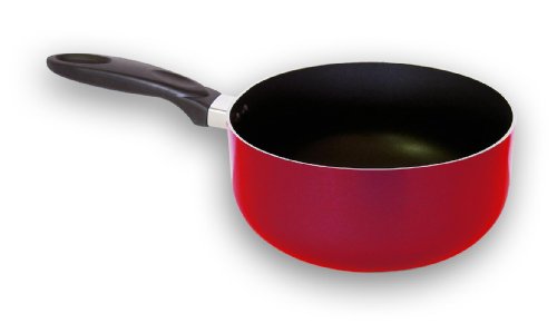 Sitram - Lot de 3 casseroles - non induction - aluminium rouge framboise