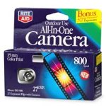 Rite Aid All-In-One Disposable Camera, Outdoor Use - 27 exposures