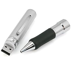 Mambate 2GB USB2.0 SPY Pen Video and Voice Camcorder Recording with 300K Pixel Drive Cam Camera Pin-hole Camera DVR (up to 10 hours Video recording)