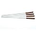 Outdoor Living : Outset QB50 Rosewood and Stainless Steel Skewers; Set of 4
