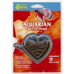 AQUARIAN BETTA FOOD .09OZ 72