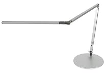 Z-Bar LED Super Sleek Silver Desk Lamp (Silver) (14"H x 17"W x 16"D)