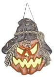 Scarecrow Jack-o-Lantern Plaque Wall Hanging Halloween Party Decoration (B291)