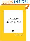 Old Diary Leaves, Part 3