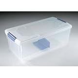 Rubbermaid 4487-L2-AQUAM Photo/Media Storage Box