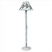 Hoohobbers Lamp - Floor with Shade (Cocoa Blue)+Single Ruffle(Embroidered - Two Words...