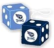 Tennessee Titans Fuzzy Dice - Football Sports Merchandise