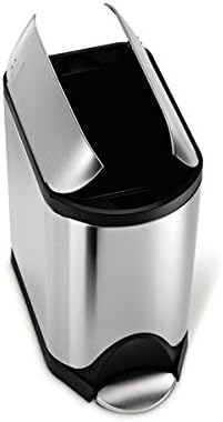 simplehuman Butterfly Step Trash Can, Fingerprint-Proof Brushed Stainless Steel, 20 Liters /5.25 Gallons