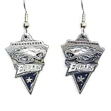 Philadelphia Eagles NFL Pewter Dangle Earrings