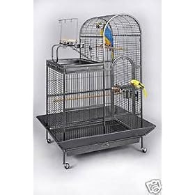 Prevue Deluxe Parrot Dometop Cage with Playtop - 3159