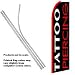 Tattoo/Piercing Feather Banner Flag Kit (Flag & Pole)