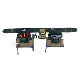 Click here to buy Custom LeatherCraft 1604 17 Pocket 4 Piece Combo Apron by Custom Leather Craft.