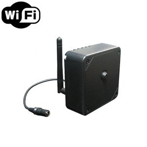 Wireless Spy Camera with WiFi Digital IP Signal, Recording & Remote Internet Access (Hide-it-yourself, conical pinhole lens)