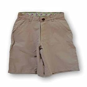 Boys micro fiber short in khaki, and navy