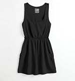 Sound & Matter Pocket Solid Tank Dress - Black X Xlrg