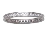 0.50 cts Round Diamonds Eternity Band - Platinum, 18kt White or Yellow Gold