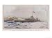 M1 with Its Enormous Forward Gun and a Sizeable One Aft Art Giclee Poster Print by Fr...