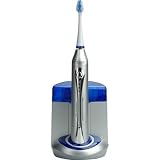 Pursonic Rechargeable Uv Sanitizer Toothbrush with 12 Brush Heads