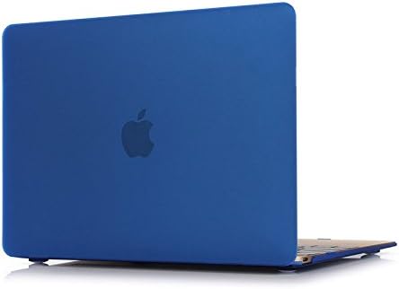 Soft-Touch Hardshell Case for 2015 New 12-Inch MacBook with Retina Display (Apple Laptop Computer Model A1534) - Blue