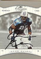 Jevon Kearse, Tennessee Titans, 2001 Donruss Classics Autographed Card