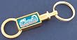 Miami Dolphins Gold Tone Valet Keychain