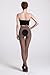 LANGSHA Women's 120 Denier Velvet Opaque Open Crotch pantyhose Coffee
