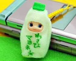Cover image : QP　地域限定コスチュームキューピー　わさびマヨネーズ　根付ストラップ