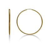 14k Gold Hollow Hoop Earring (48 mm)