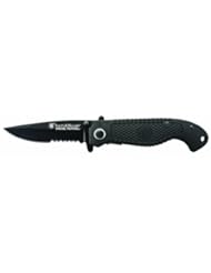 Smith & Wesson CKTACBSD Tactical Serrated Drop Point Knife, Black