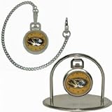 Missouri Tigers Stainless Steel Pocket Watch