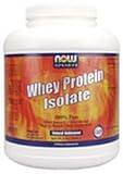Whey Protein Isolate 5 LBs ( 100% Pure ) NOW Foods