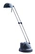 Holmes Black Halogen Desk Lamp with Chrome Accents