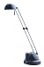 Holmes Black Halogen Desk Lamp with Chrome Accents