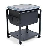 Review RUBBERMAID/NEWELL 14316 / Rubbermaid 14316 Rubbermaid Fold n Roll Workspace Cart, 21-3/4w x14-1/4d x 22h, BLK