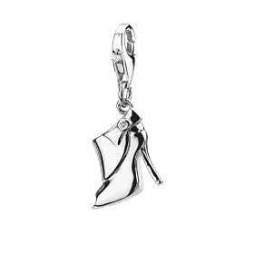 Hot Diamonds Ankle Swingers Silver And Diamond Charm