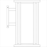 Arroyo Craftsman GLB Glencoe Outdoor Wall Lantern