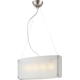 4-Lite Ceiling Lamp with Imprinted Lines - Ovidio Series by Visiondecor Furniture