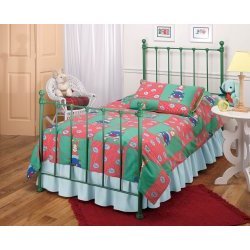 Hillsdale Furniture Green Molly Bed Set - Twin With Suspension Frame and Trundle -... by Hillsdale Furniture