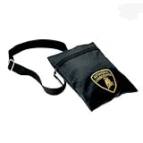 Lamborghini Black Logo Shoulder Bag