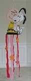 PEANUTS SNOOPY AND CHARLIE BROWN WINDSOCK~60 LONG~NEW AND SEALED
