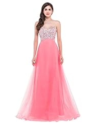 Junior Strapless Sweetheart Tulle Cocktail General Print Lace-Up Sequined Beaded Evening Dress/Homecoming Dress/Bridesmaid Dress/Pageant Dress/Prom Dress/Party Dress/Wedding Dress/Maxi Dress 