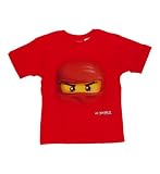 Lego Ninjago Kai Red Ninja Face Boys T-shirt