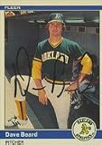 Dave Beard, Oakland Athletics Autographed Card