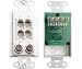White Telephone/Coax Wall Plates